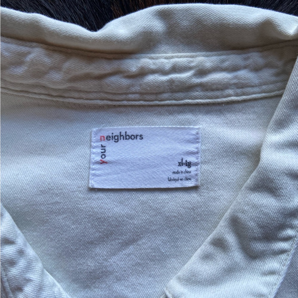 White Button-down Shirt - Picture 3 of 4